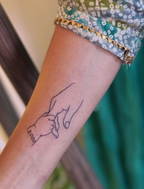 Mom & Child Tattoo